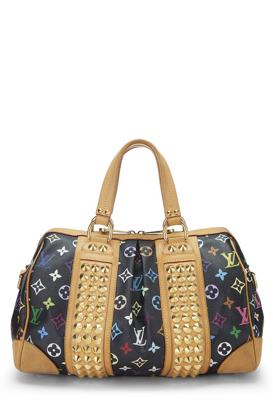 Louis Vuitton Multicolor Checkered Monogram Fabric, Leather And