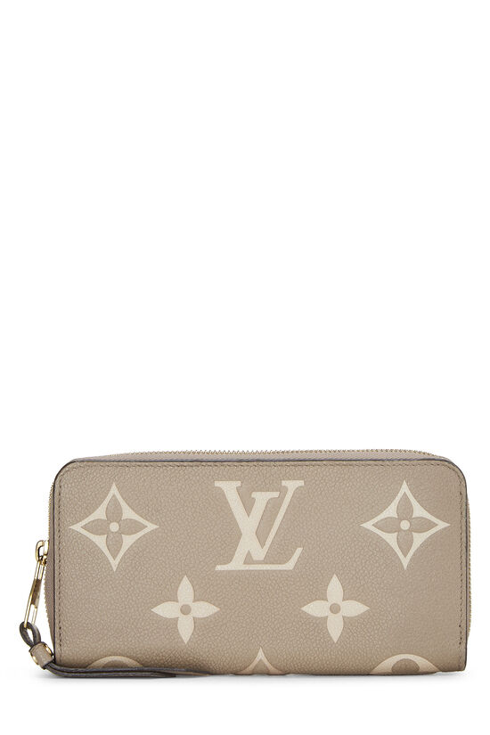 Louis Vuitton Grey Giant Monogram Empreinte Zippy Continental  