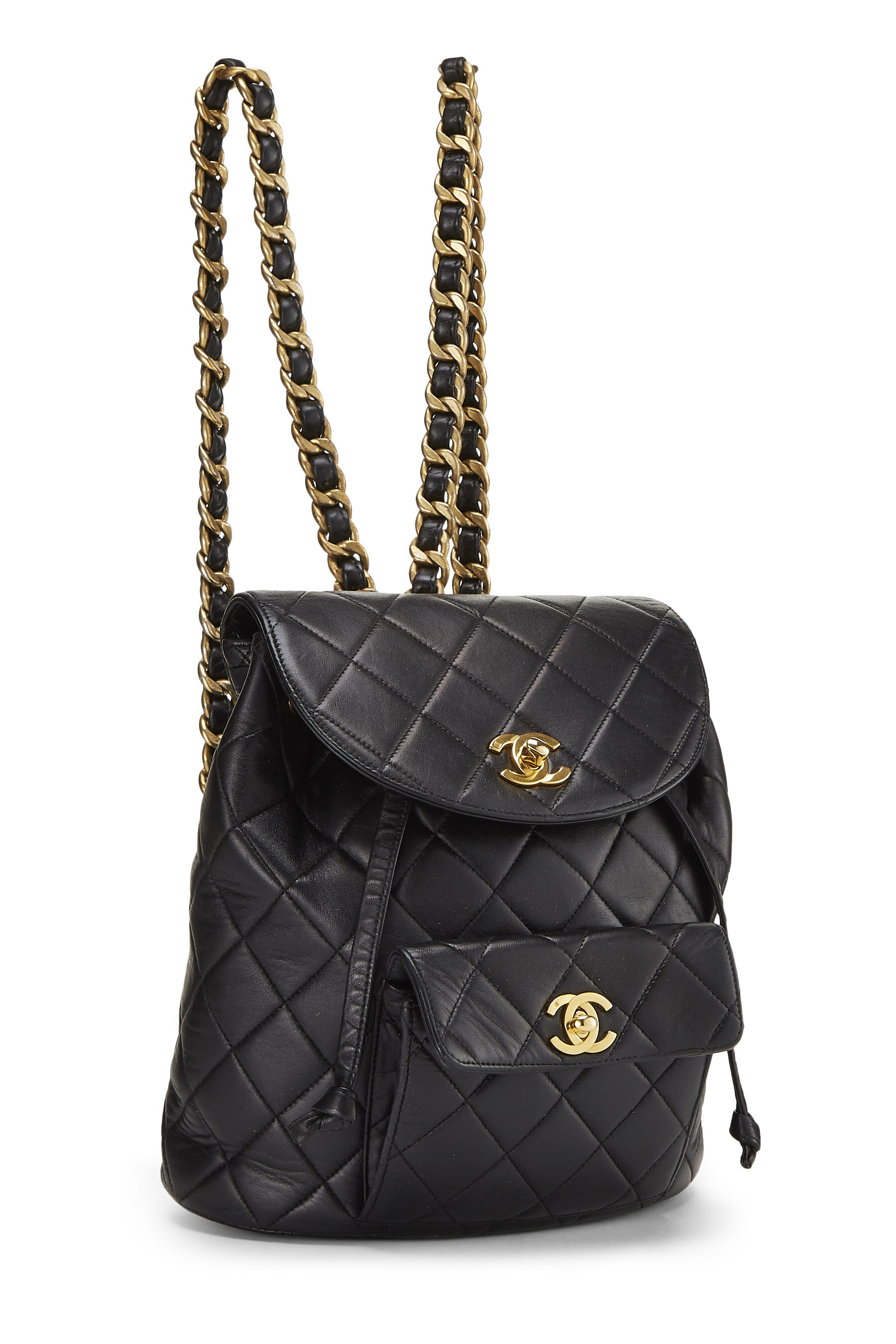 chanel flap backpack