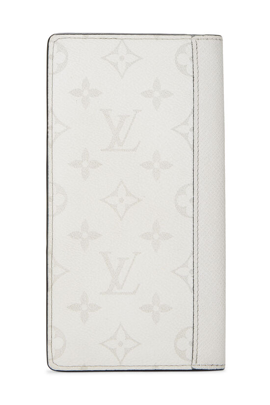 White Monogram Taigarama Brazza Wallet, , large image number 3