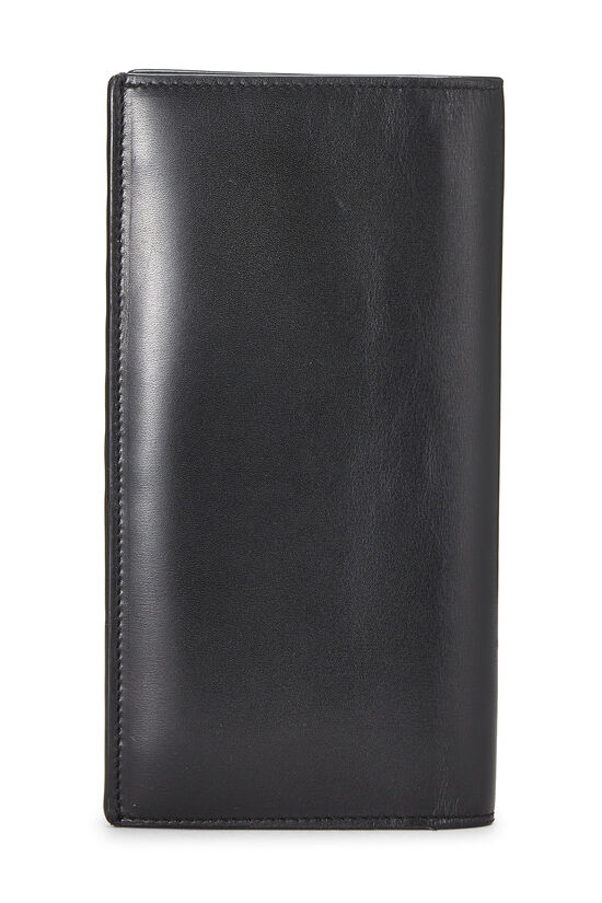 Black Leather Long Wallet, , large image number 2