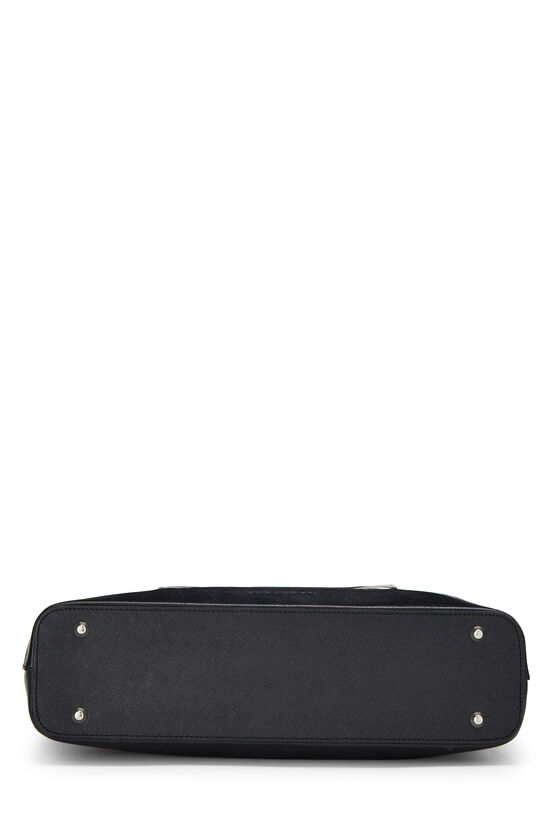 Beige Nova Check Jacquard Fabric Pocket Handbag Small, , large image number 5