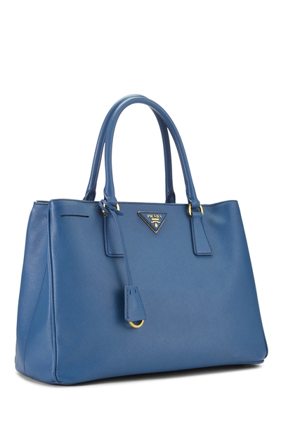 Blue Saffiano Executive Tote Medium, , large
