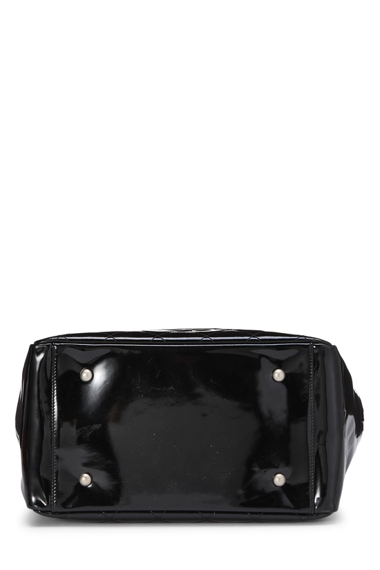Black Patent Leather Timeless CC Tote Petite, , large image number 4