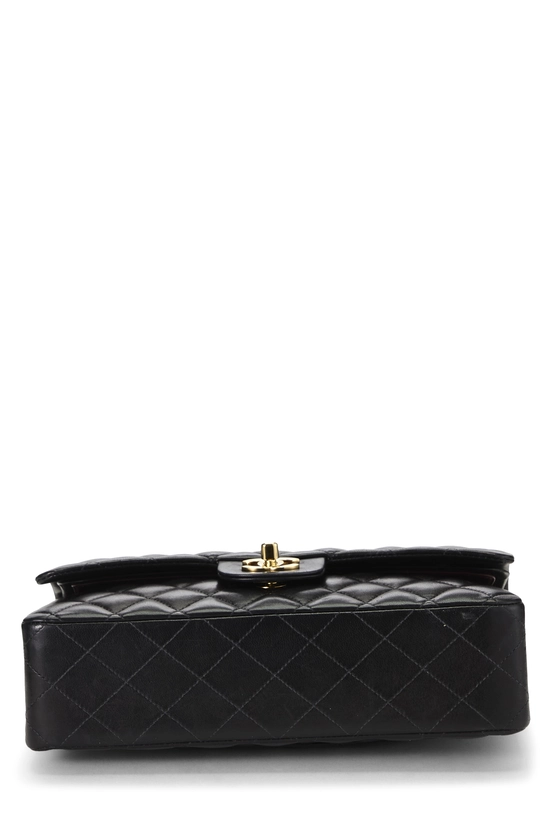 Black Quilted Lambskin Classic Double Flap Medium, , large image number 4