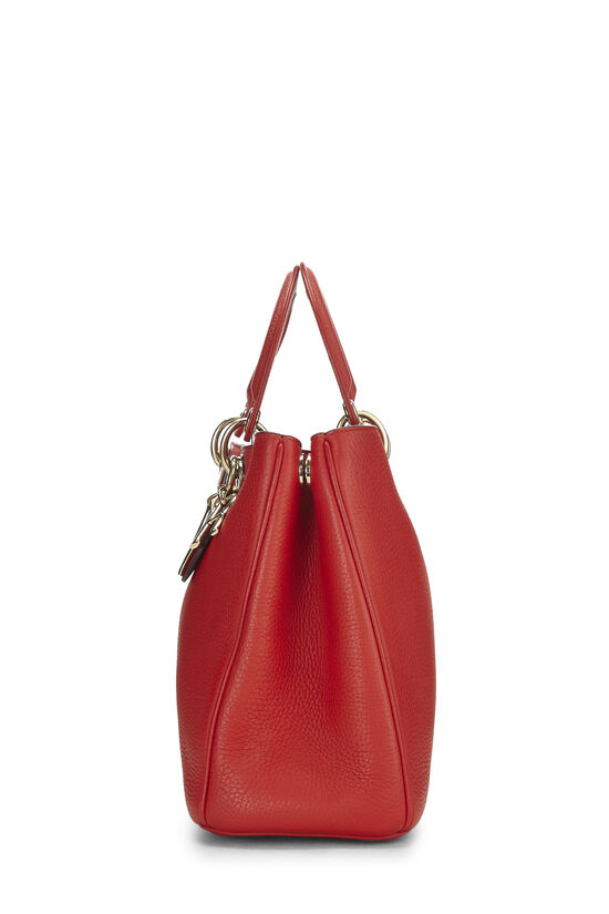 Red Leather Diorissimo Medium, , large image number 2
