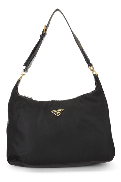 Black Nylon Shoulder Bag