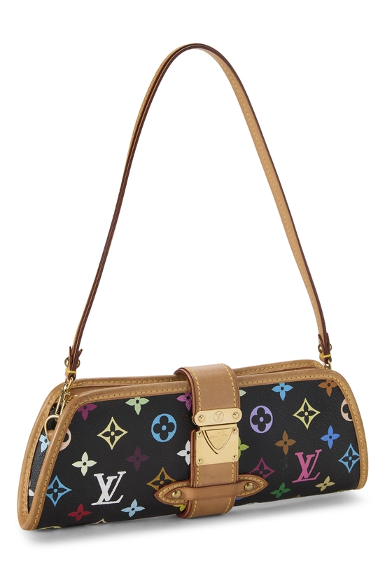 Takashi Murakami x Louis Vuitton Black Monogram Multicolore Shirley, , large image number 1