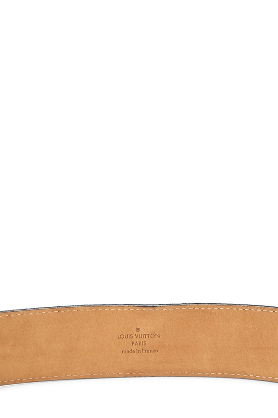 Black Electric Epi Initiales Belt 85, , large image number 3