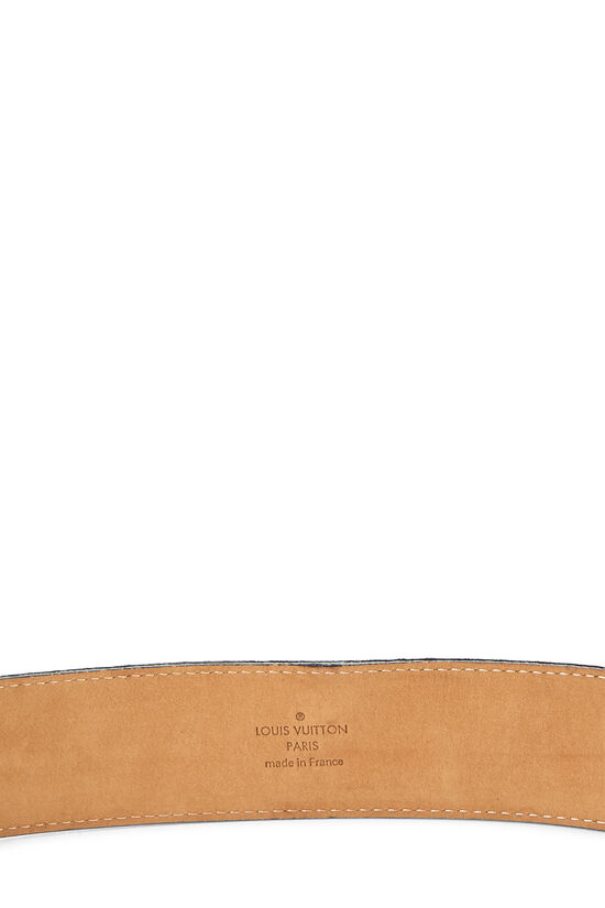 Black Electric Epi Initiales Belt 85, , large image number 3