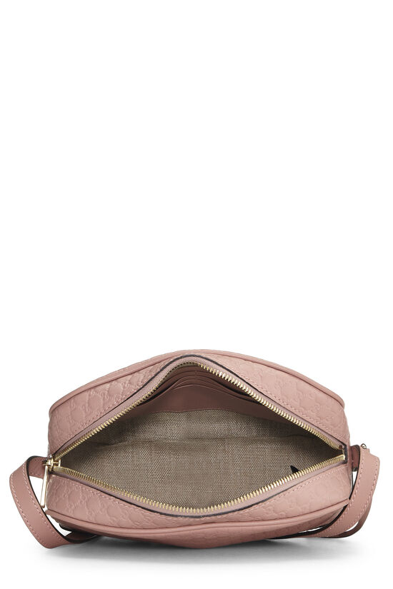 Pink Microguccissima Leather Bree Crossbody, , large image number 6