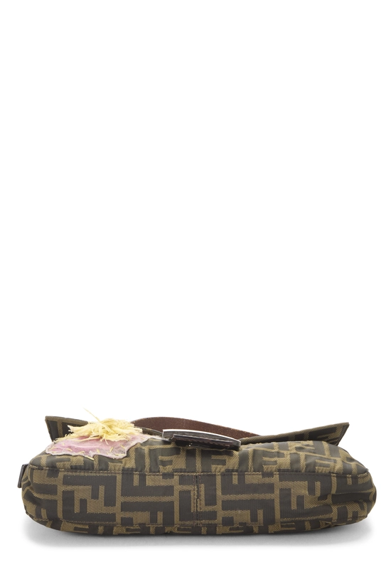 Brown Zucca Canvas Embroidered Baguette, , large image number 4
