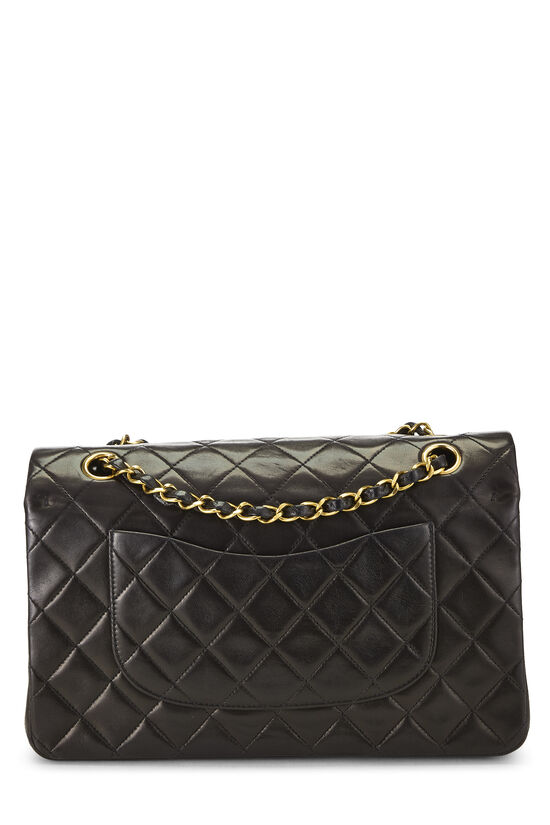 Black Quilted Lambskin Classic Double Flap Medium, , large image number 3