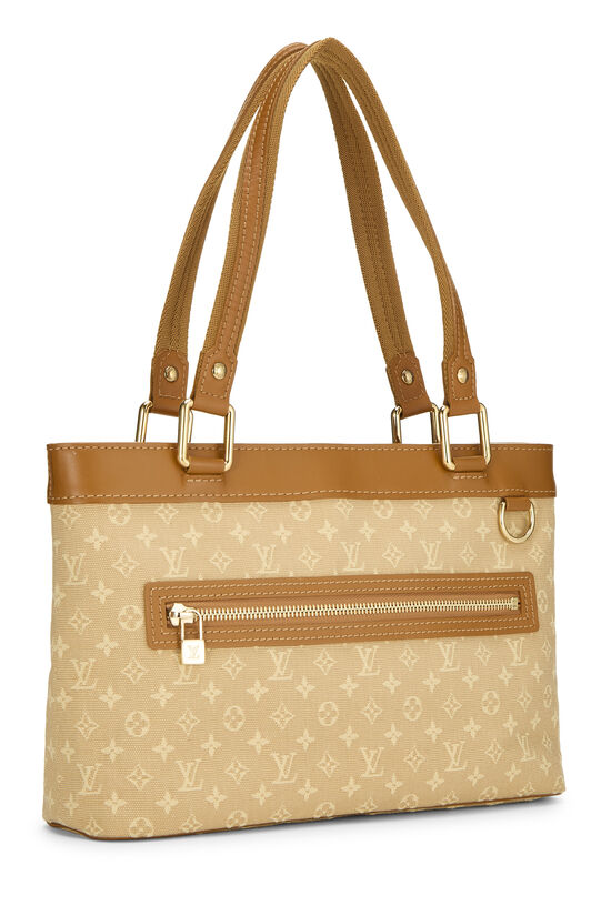 Beige Monogram Mini Lin Lucille PM, , large image number 1
