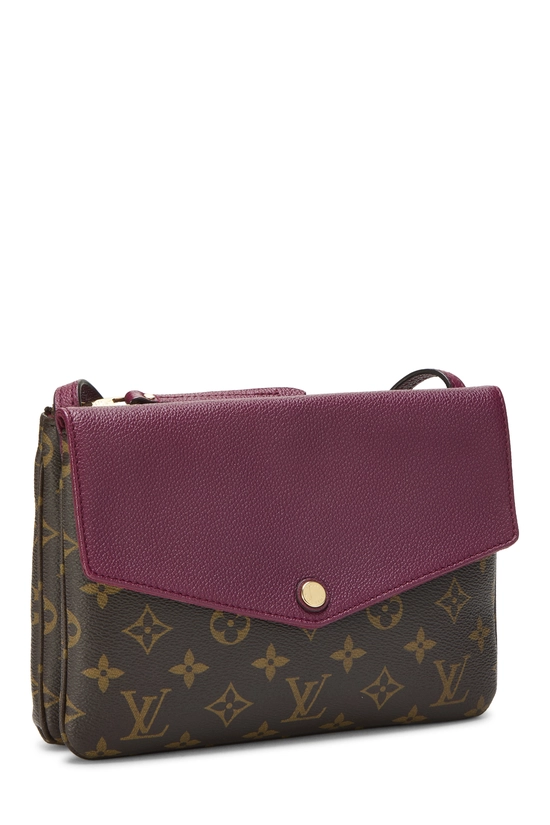 Purple Monogram Canvas Twice, , large image number 1