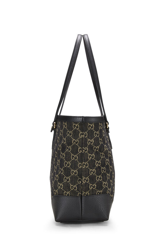 Black Denim GG Ophidia Tote Medium, , large image number 2