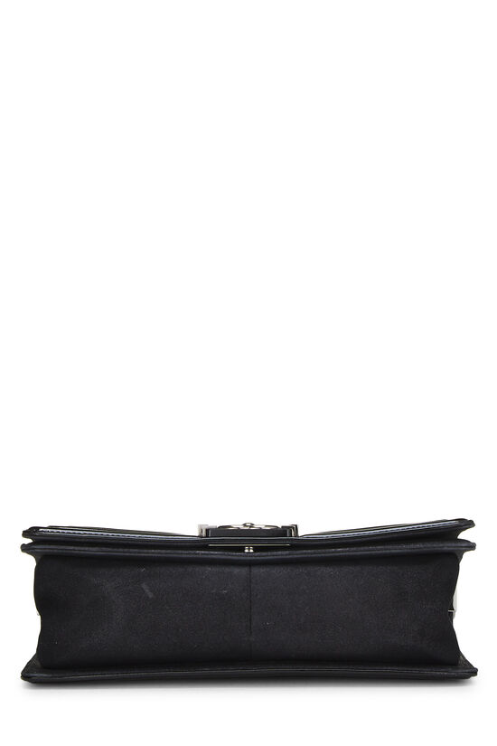 Black Patent Leather & Sequin Boy Bag Medium, , large image number 4