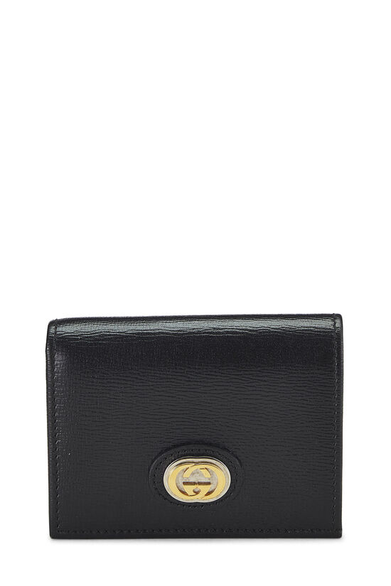 Black Leather Matisse Compact Wallet, , large image number 0