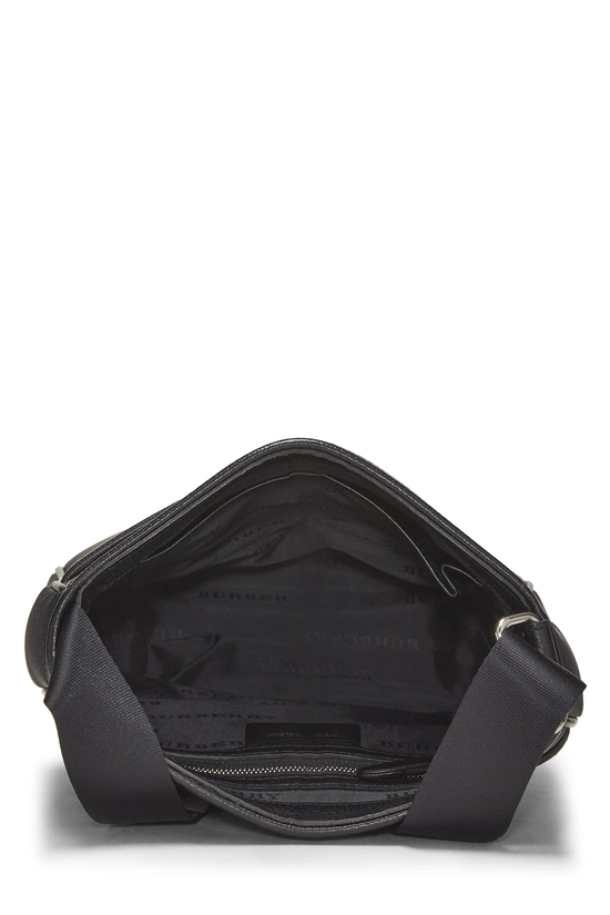 Black Nylon Buckle Messenger Bag, , large image number 5