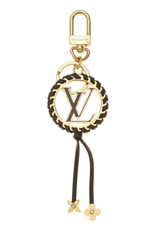 Gold & Black Berry Bag Charm, , large image number 0