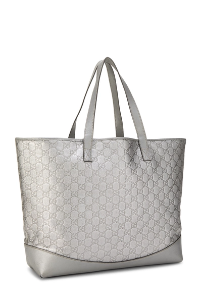 Silver Guccissima Joy Tote Large, , large
