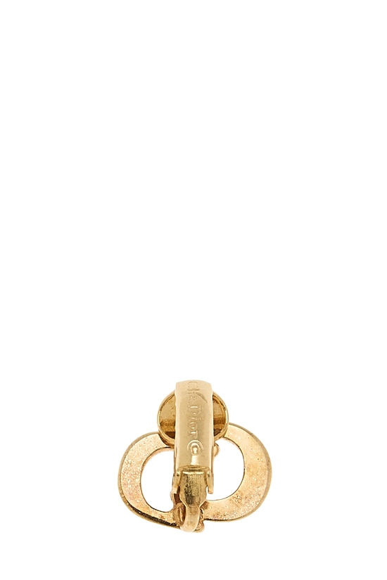 Gold 'CD' Earrings, , large image number 1