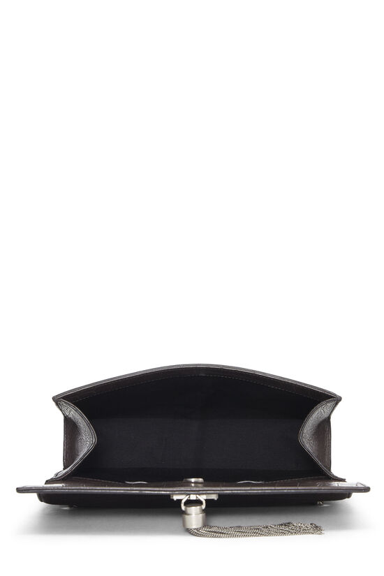 Grey Crocodile Embossed Kate Tassel Medium, , large image number 5