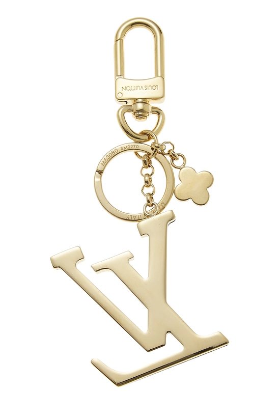 Gold & Black Leather Capucines Bag Charm, , large image number 1