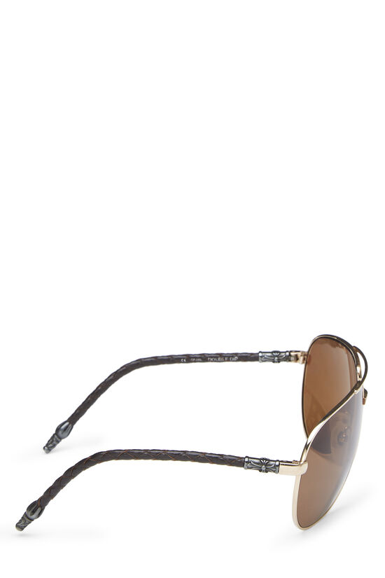 Gold Double Dip Sunglasses, , large image number 3
