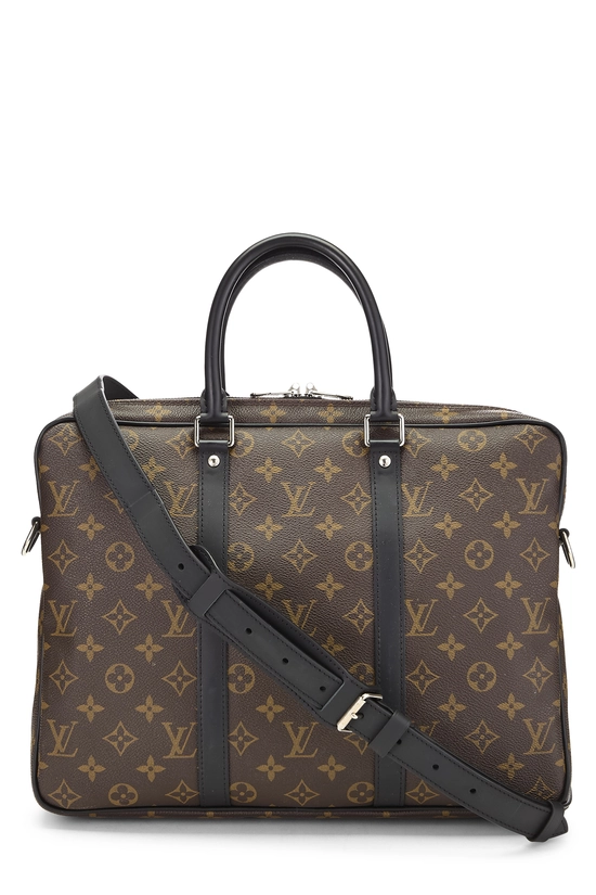 Monogram Macassar Porte Documents-Voyage PM, , large image number 3