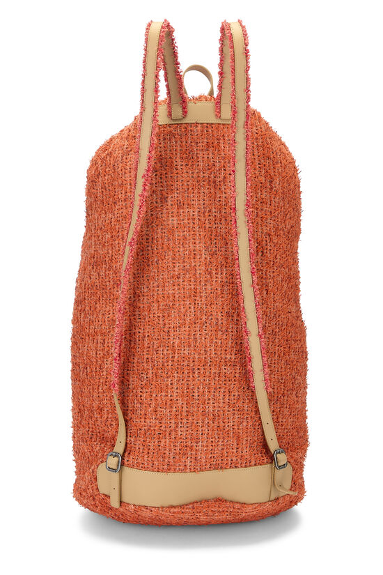 Orange Tweed Cubano Trip Backpack, , large image number 3