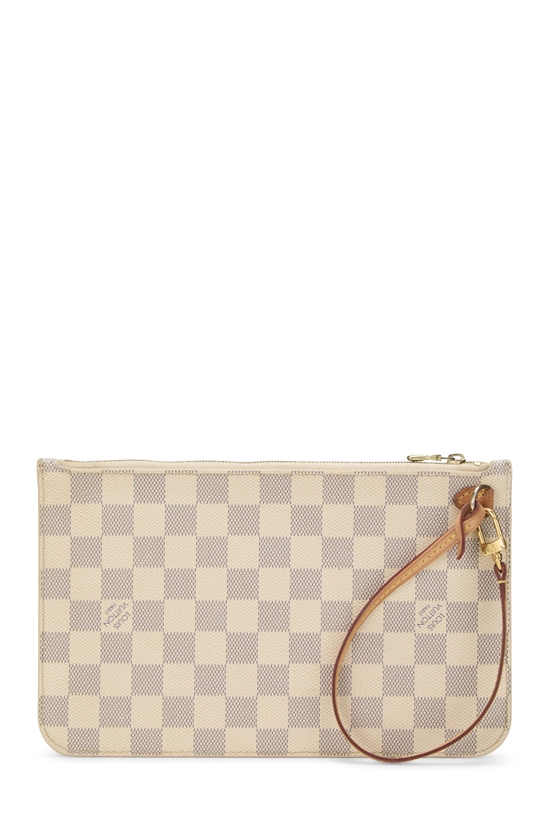 Damier Azur Neverfull Pouch MM NM, , large image number 2