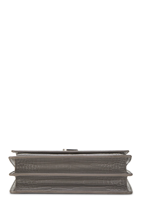 Grey Embossed Leather Sunset Medium, , large image number 4