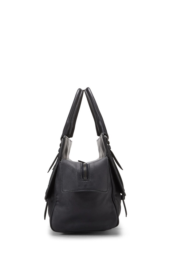 Black Intrecciato Monaco Tote Medium, , large image number 2
