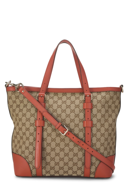 Orange Original GG Canvas Tote, , large image number 3