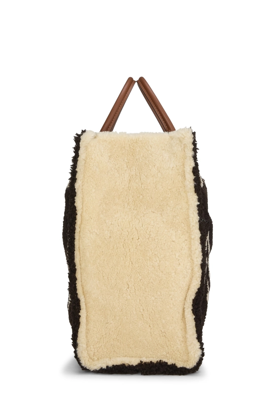 Brown Shearling Teddy Monogram On The Go GM, , large image number 2