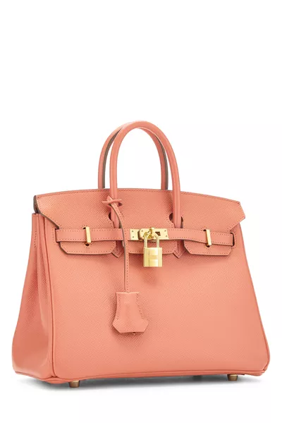 Flamingo Epsom Birkin 25, , large
