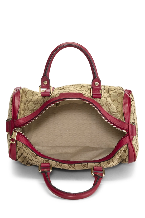 Red Original GG Canvas Boston Handbag Medium, , large image number 5