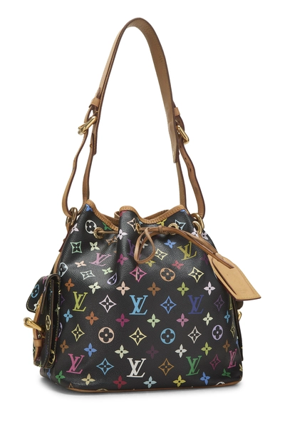 Takashi Murakami x Louis Vuitton Black Monogram Multicolore No&eacute; Petite, , large