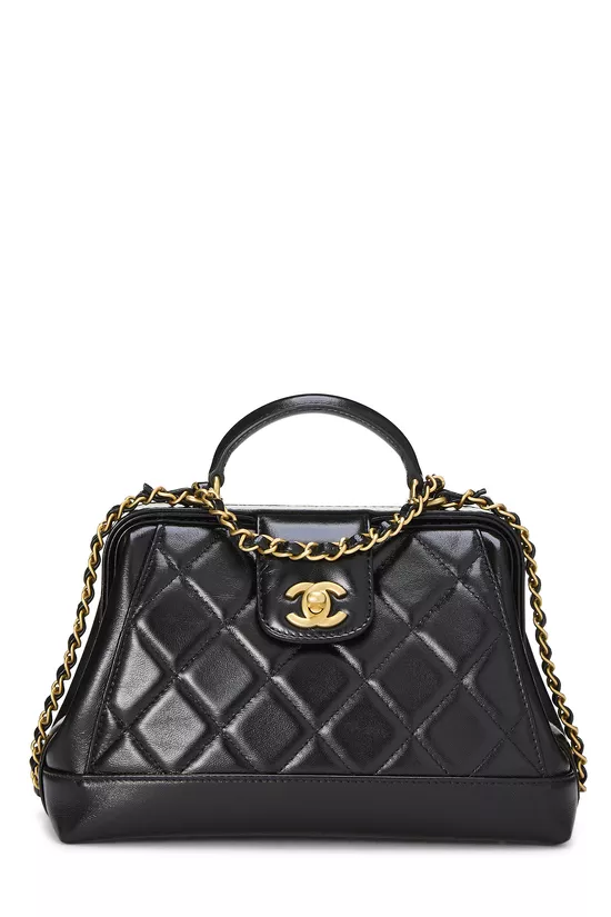 Coco handle 16C ブラック キルティング ショルダーバッグ shopnikoniko（ショップにこにこ） ショルダーバッグ バッグ チェーン