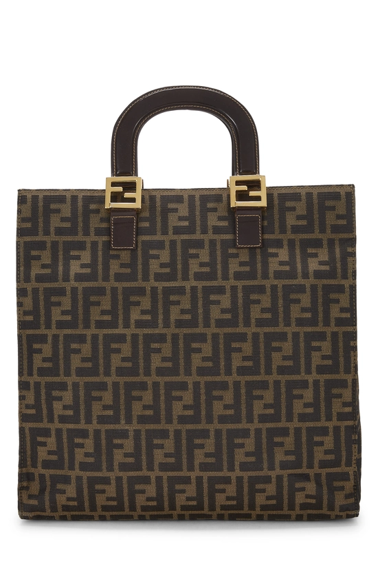 Pre-Owned Brown Zucca Canvas Vertical Tote Medium QBB1G63J0700P