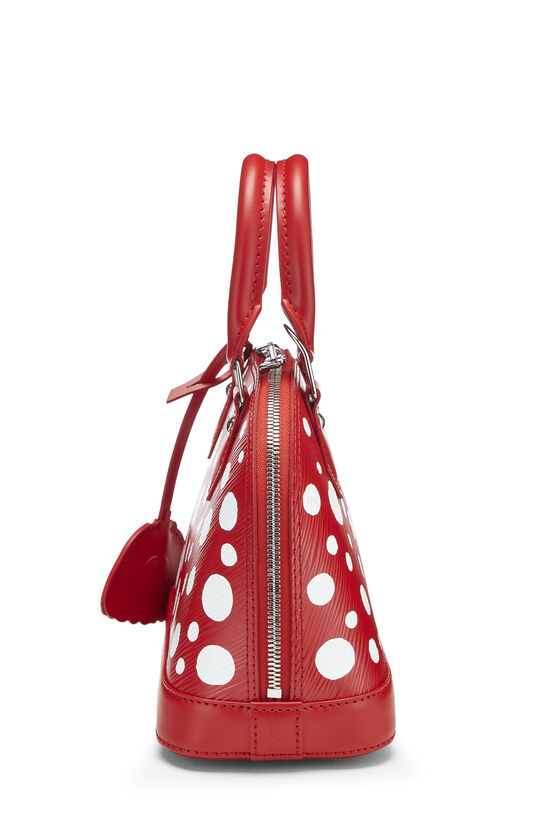Yayoi Kusama x Louis Vuitton Red Epi Leather Infinity Dots Alma BB