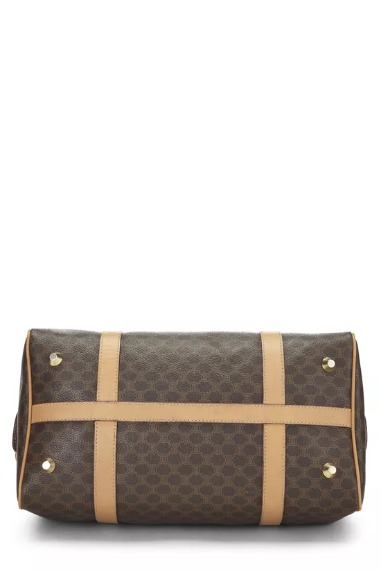 Brown Coated Canvas Macadam Handbag, , large image number 4