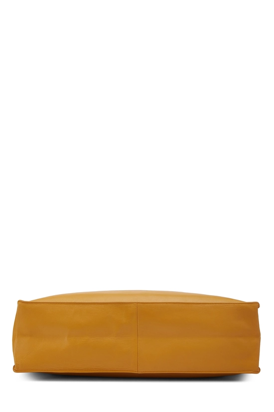 Orange Lambskin Flat Chain Handle Tote, , large image number 4