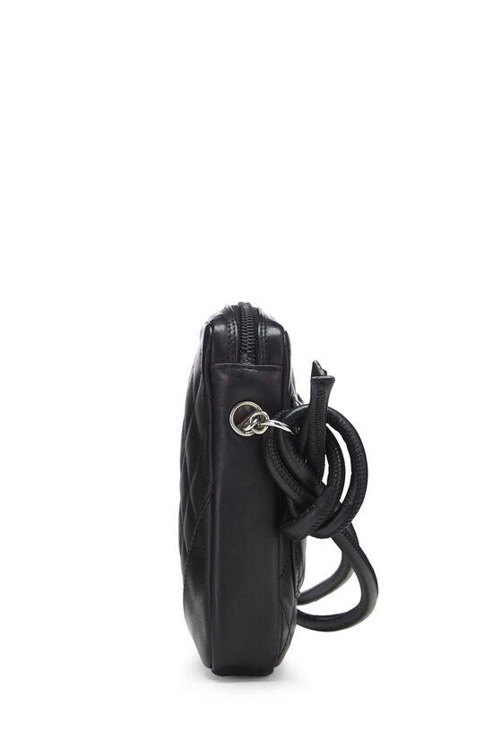 Black Quilted Calfskin Cambon Shoulder Bag Mini, , large image number 4