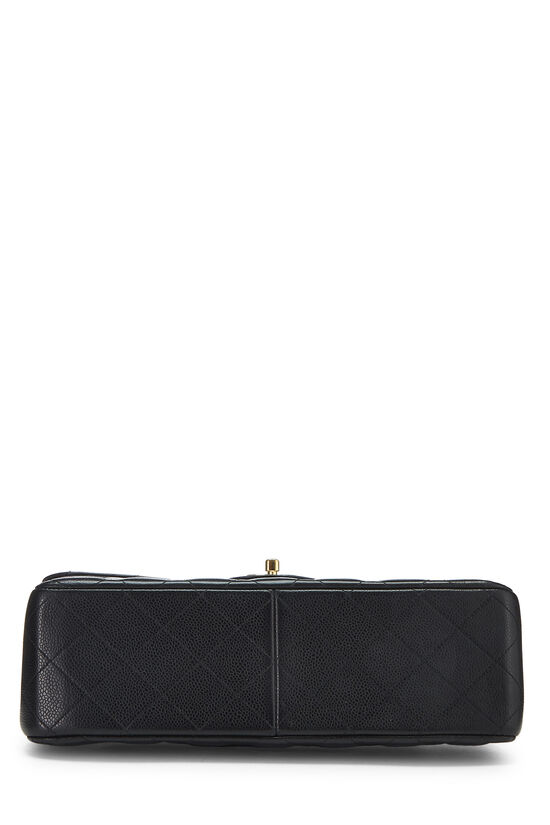 Black Quilted Caviar New Classic Flap Jumbo, , large image number 5