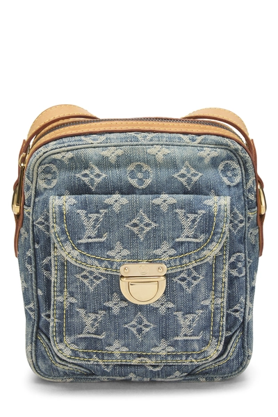 Blue Monogram Denim Camera Bag
