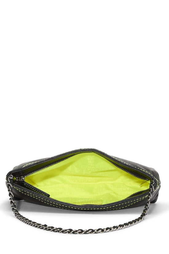 Black Lambskin Leather Lax Pochette, , large image number 5