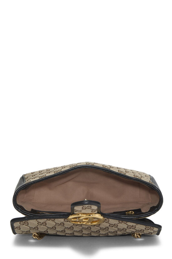 Black Original GG Canvas Marmont Shoulder Bag Small, , large image number 5