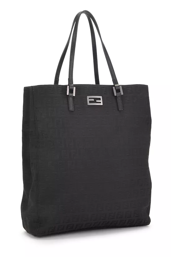 Black Zucchino Canvas Vertical Tote Small, , large image number 1